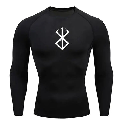 Long Sleeve Anime Berserk Compression Shirt