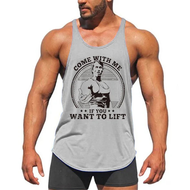 Lifting Relief Body Building Stringer Tank gray lift