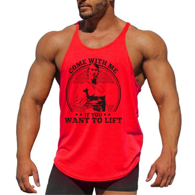 Lifting Relief body building stringer tank red lift