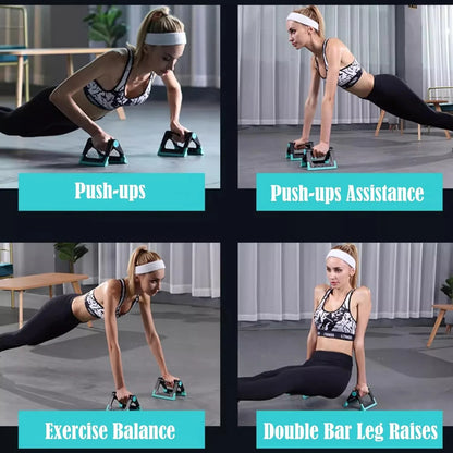 Lifting Relief foldable push up handles woman demo
