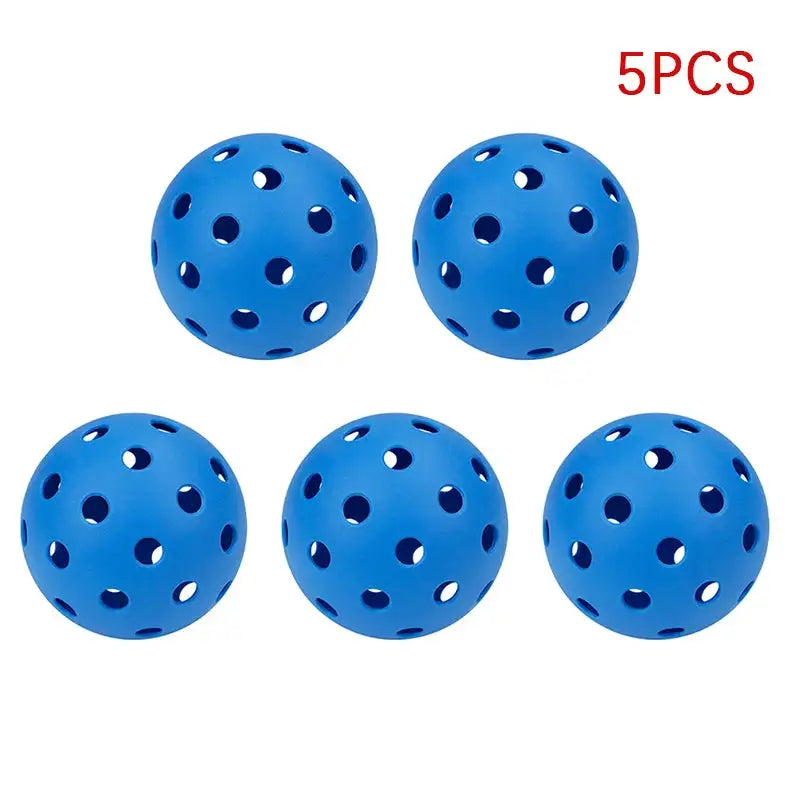 Lifting Relief Pickleball 5pack balls blue