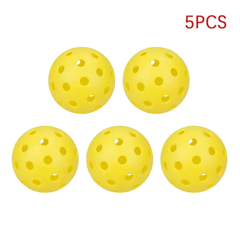 Lifting Relief Pickleball 5pack balls yellow