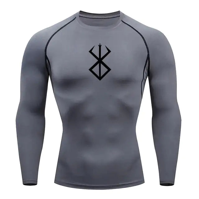 Long Sleeve Anime Berserk Compression Shirt